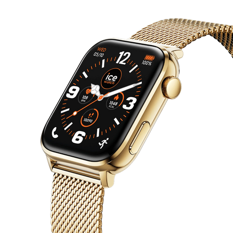 ICE smart 3.0 rectangulaire 1.78  Gold Milanese 024656