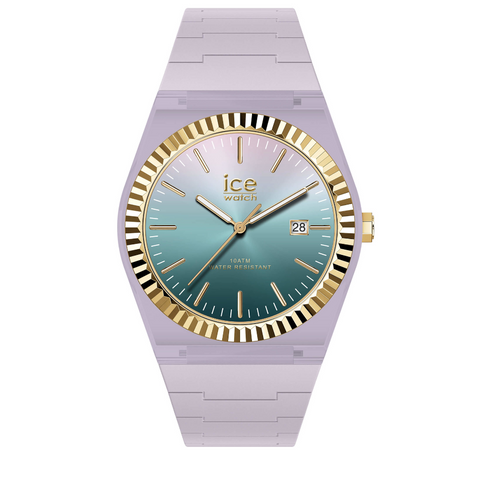 Montre ICE Power PW1 – Sunset Lilac Verdigris 36 mm Réf. 024759 | Cadran Bicolore, 3 Aiguilles + Date, Look Sport Coloré