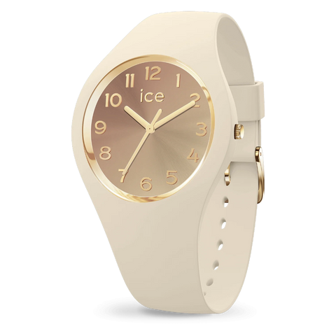 Montre ICE sunset Almond Cappuccino 37mm – Étanche 10 ATM – Réf. 024985