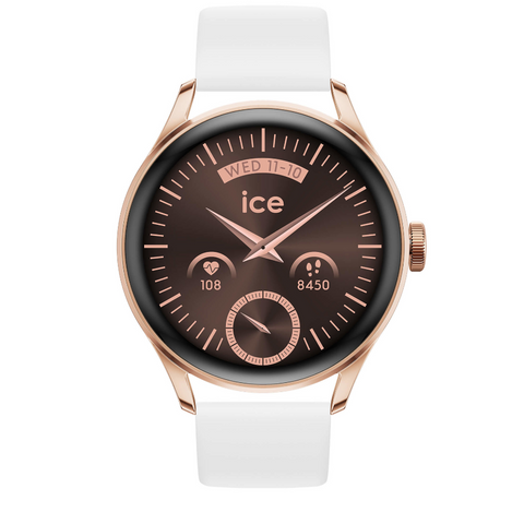 Montre Connectée ICE Smart 3.0 025104 – Rose-Gold White, AMOLED 1.2", GPS