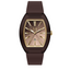 Montre ICE boliday Dome Chocolate Small Femme – Réf. 025182 – Quartz 3 aiguilles + Date, Silicone Marron, Étanche 5 ATM