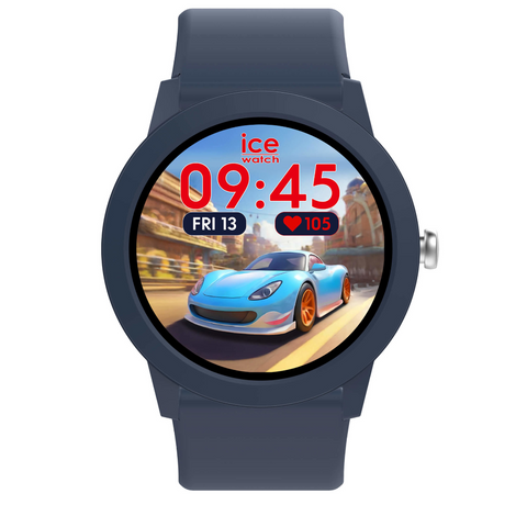 Montre Connectée Enfant ICE Smart Junior RD 3.0 Blue – Écran AMOLED 1.19’’ – 39 mm – Étanche IP68