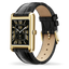Montre connectée ICE smart TKS 2.0 – Réf. 025285 – Rectangulaire 1.41’’ AMOLED – Gold Black – Bracelet cuir alligator