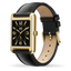 Montre connectée ICE smart TKS 2.0 – Réf. 025286 – Rectangulaire 1.41’’ AMOLED – Gold Black – Bracelet cuir lisse