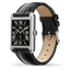 Montre connectée ICE smart TKS 2.0 – Réf. 025380 – Rectangulaire 1.41’’ AMOLED – Silver Black – Bracelet cuir alligator