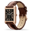 Montre connectée ICE smart TKS 2.0 – Réf. 025382 – Rectangulaire 1.41’’ AMOLED – Rose-Gold Brown – Bracelet cuir alligator