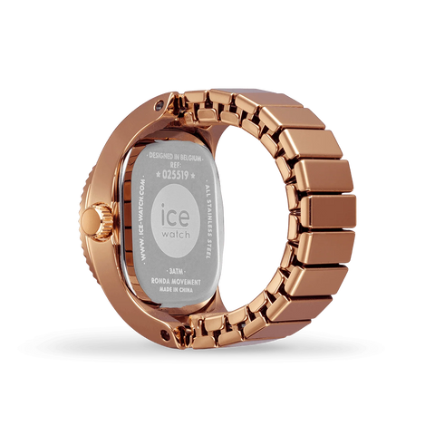 Montre Bague ICE-Watch Chouchou Rose-Gold Solaire – Élégance Bijou Moderne  Référence : 025519 | Collection Chouchou | ICE-Watch