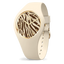 ICE wild Almond Skin Zebra – Montre femme ICE-WATCH nude et dorée