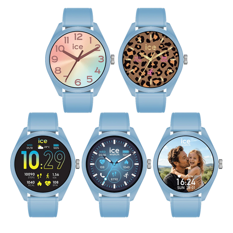 ICE smart forever Bubble Blue 026220 | Smartwatch AMOLED Appels Bluetooth