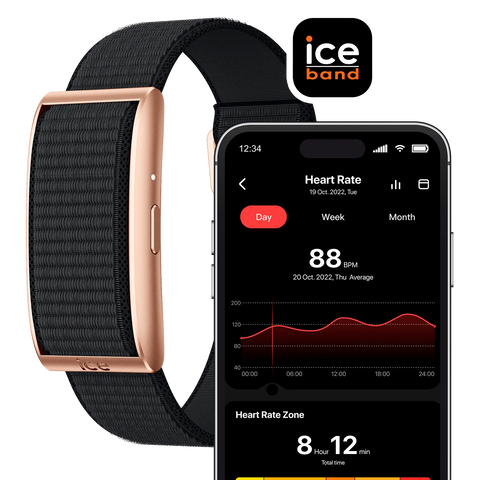 ICE Smart Band 026254 Rose Gold | Santé IA & Strava
