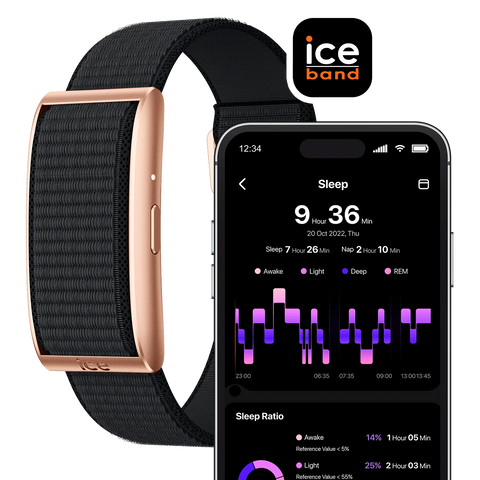 ICE Smart Band 026254 Rose Gold | Santé IA & Strava