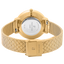 Montre Femme Pierre Lannier Grace 030M572 – Doré, Cadran Vert, Bracelet Acier Milanais 14 mm