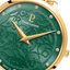 Montre Femme Pierre Lannier EOLIA 044N572 – Dorée – Cadran Vert Dentelle – Bracelet Acier 12 mm – Fabriquée en France