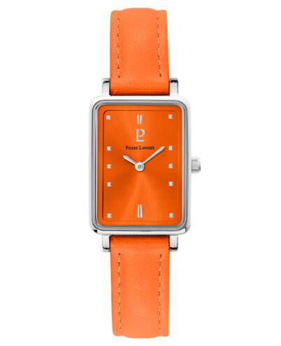 PIERRE LANNIER ARIANE - Cadran orange - Bracelet orange