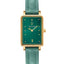 PIERRE LANNIER ARIANE - Cadran vert - Bracelet vert - Boitier Doré