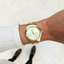 Montre Pierre Lannier Roxane 067M542 – Femme – Cadran Doré & Bracelet Acier Doré – Élégance intemporelle