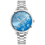 Pierre Lannier Montre Femme TALLIA Argenté Cadran Bleu Bracelet Acier Argenté 16 MM Réf 069H661