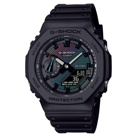 G-SHOCK GA-2100RW-1AER Rainbow Brick Wall Edition Limitée