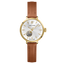 Pierre Lannier SOLINE 139L524 – Montre Automatique Femme Doré & Cuir Camel 32 mm
