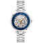Montre Femme AUTOMATIC Argenté Cadran Bleu Bracelet Acier Argenté 14 MM Réf 141K661
