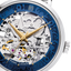 Montre Femme AUTOMATIC Argenté Cadran Bleu Bracelet Acier Argenté 14 MM Réf 141K661