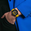 Montre Femme Pierre Lannier Paddock Noir Cadran Noir Bracelet Cuir Jaune – Réf. 145G849