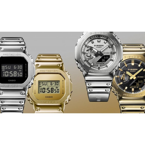 G-SHOCK GM-2100YMG-9AER – Montre Homme Métal Gold Skeleton 44mm Résistante aux Chocs