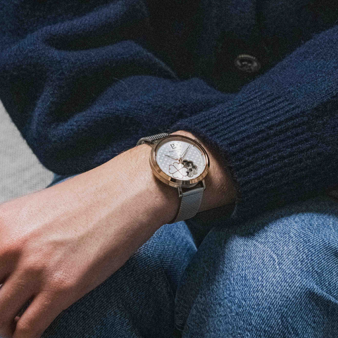 Montre Femme Pierre Lannier Espérance 146H721 – Automatique – Cadran Argenté – Bracelet Milanais