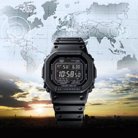 G-SHOCK GW-5000HS-1ER – Montre Homme Solaire Radio-Pilotée Made in Japan 43mm Résistante aux Chocs