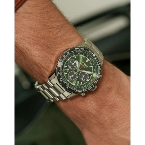 Montre Citizen Promaster Sky Chronograph Eco-Drive – 45 mm | Réf. CA4664-60W