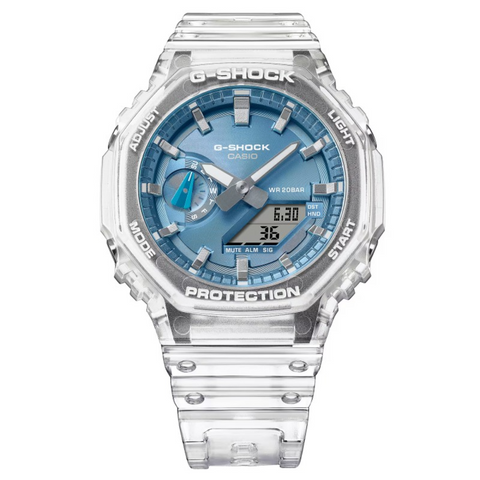 Montre Casio G-SHOCK GA-2100BM-7A2ER Bright Metallic – Homme – Ultra Résistante – Boîtier Carbone – Étanche 200M