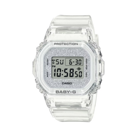Casio Baby-G BGD-565GC-7ER – Digitale Blanche Pailletée 100M