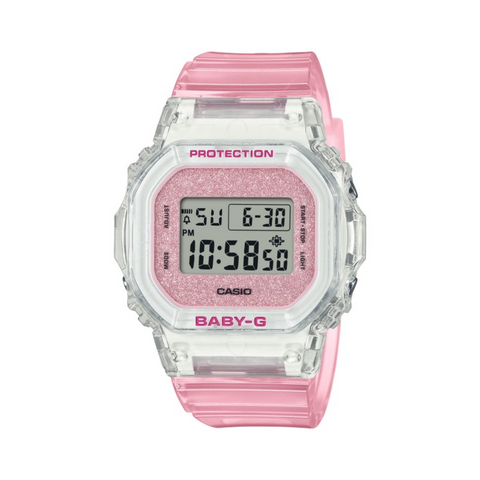 Casio Baby-G BGD-565GC-4ER – Digitale Rose Pailletée 100M