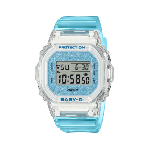 Casio Baby-G BGD-565GC-2ER – Digitale Bleue Pailletée 100M