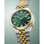 Montre Citizen Tsuyosa 60 Automatique 40 mm – Réf. NK0024-54X – Acier Bicolore Doré, Cadran Vert, Verre Saphir, Réserve 60 h
