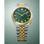 Montre Citizen Tsuyosa 60 Automatique 40 mm – Réf. NK0024-54X – Acier Bicolore Doré, Cadran Vert, Verre Saphir, Réserve 60 h