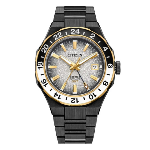Montre Citizen Serie 8 GMT Automatique 41 mm – Réf. NB6035-55H – Winter Night Glow Édition Limitée, Calibre 9054