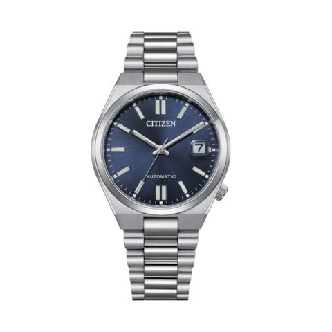 Montre CITIZEN Tsuyosa Authentic x Fun – Réf. NJ0200-50M – Automatique 37 mm – Cadran Bleu – Verre Saphir – 5 ATM – 299 €