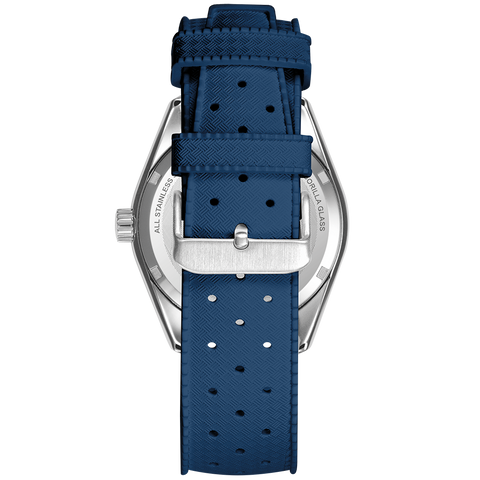 Pierre Lannier Bora 207K126 – Montre Homme Argent & Bleu 39 mm | Collab 10 ATM