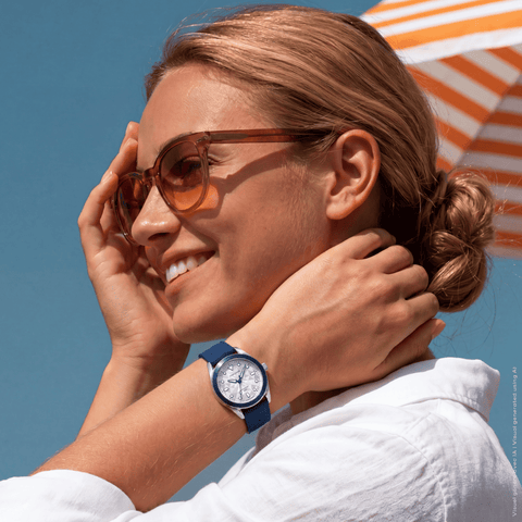 Pierre Lannier Bora 207K126 – Montre Homme Argent & Bleu 39 mm | Collab 10 ATM