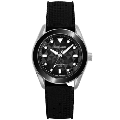 Pierre Lannier Bora 207K133 – Montre Homme Noire 39 mm | Collab 10 ATM