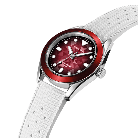 Pierre Lannier Bora 207K151 – Montre Homme Bordeaux 39 mm | Collab 10 ATM
