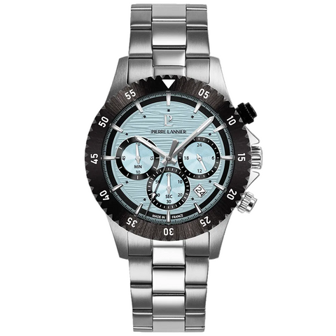 Pierre Lannier Decima 211K191 | Montre Homme Acier Bleu