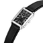 Pierre Lannier EMPIRE 212G133 – Montre Homme Rectangulaire Cadran Noir & Cuir Noir