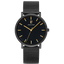 Coffret Homme ESSENTIAL Cadran Noir Bracelet Cuir Brun 388C439