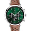 PIERRE LANNIER BARON fond de boite vert bracelet cuir brun
