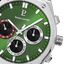 Montre Homme Pierre Lannier COPILOTE 230F171 – Argentée – Cadran Vert – Boîtier Tonneau 43 mm – Multifonctions – Fabriquée en France