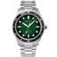 Montre Homme Inti – Cadran Vert & Bracelet Acier Argenté 22 mm Réf. 244H171 – Pierre Lannier