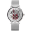 Montre Homme Pierre Lannier CATHEDRALE 301F121 – Automatique Squelette Argenté Bracelet Milanais