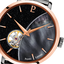 Montre Femme Pierre Lannier Céleste 302F789 – Automatique Cadran Noir Nacré, Bracelet Acier Milanais Gris 37mm